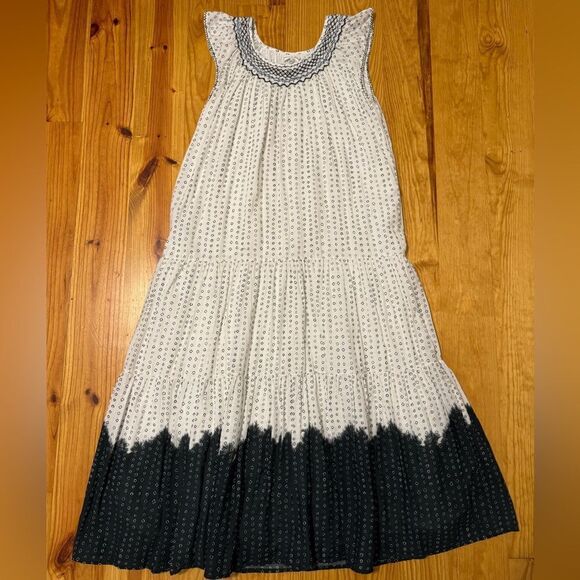 Apiece Apart Aborsano Smock Neck Tiered Maxi Dress Women’s SIZE SMALL - Picture 6 of 14